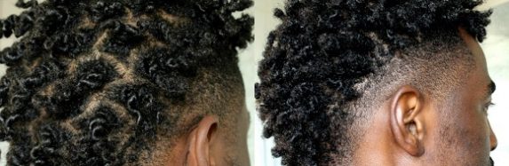 How to twist the male’s hair using the different steps